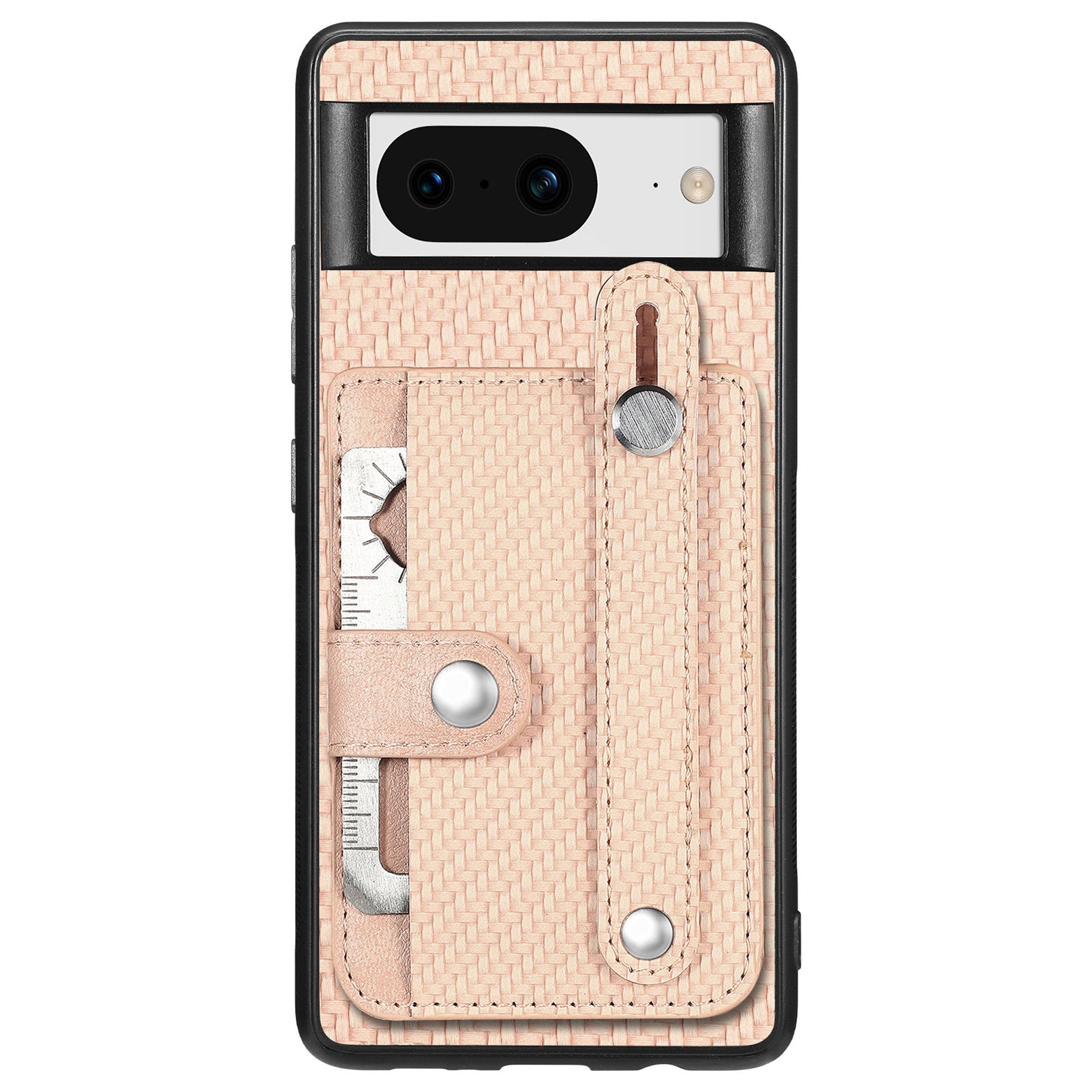 C1-01 For Google Pixel 8 Case PC+TPU+Leather Card Slots Phone Cover with Wristband Design C1-01 For Google Pixel 8 Case PC+TPU+Leather Card Slots Phone Cover with Wristband Design